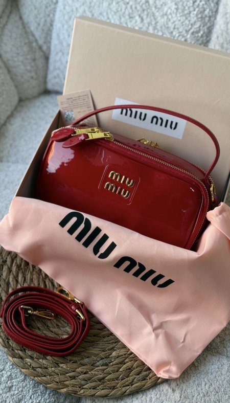 شنطة - Miu Miu Arcadie patent leather / شامل علبة