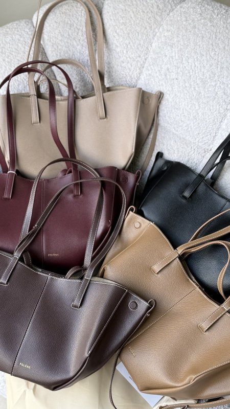 شنطة polene cyme حجم وسط / شامل علبة