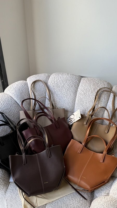 شنطة polene cyme حجم وسط / شامل علبة