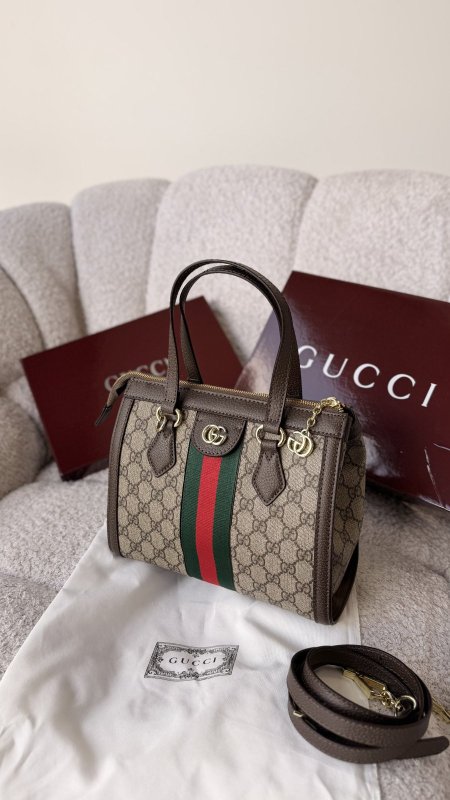 شنطة - Gucci Ebony GG Supreme Ophidia