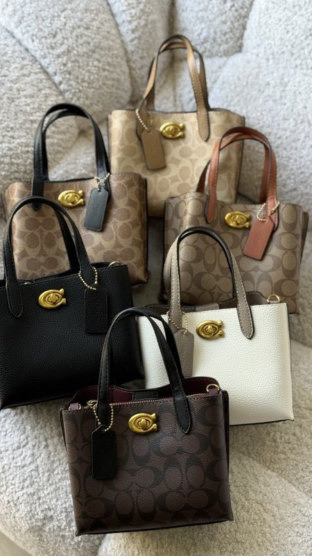 شنطة - Coach willow tote bag 18 / شامل علبة