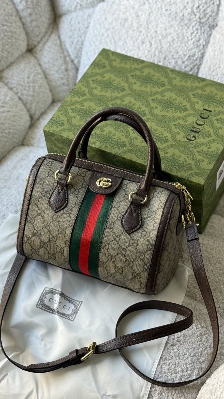 شنطة - gucci Ophidia boston 25cm / شامل علبة