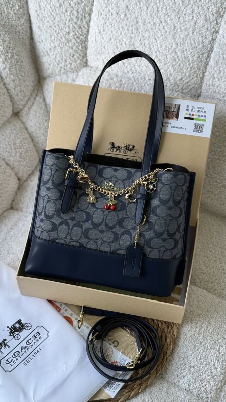 شنطة -  Coach bag mollie tote ( LIMITED EDITION)/ شامل علبة