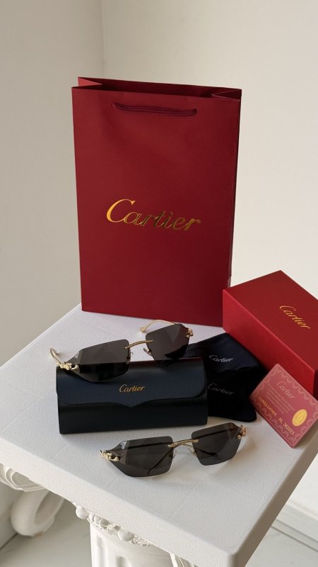 نظارة CARTIER / فل بكج علبة وكيس